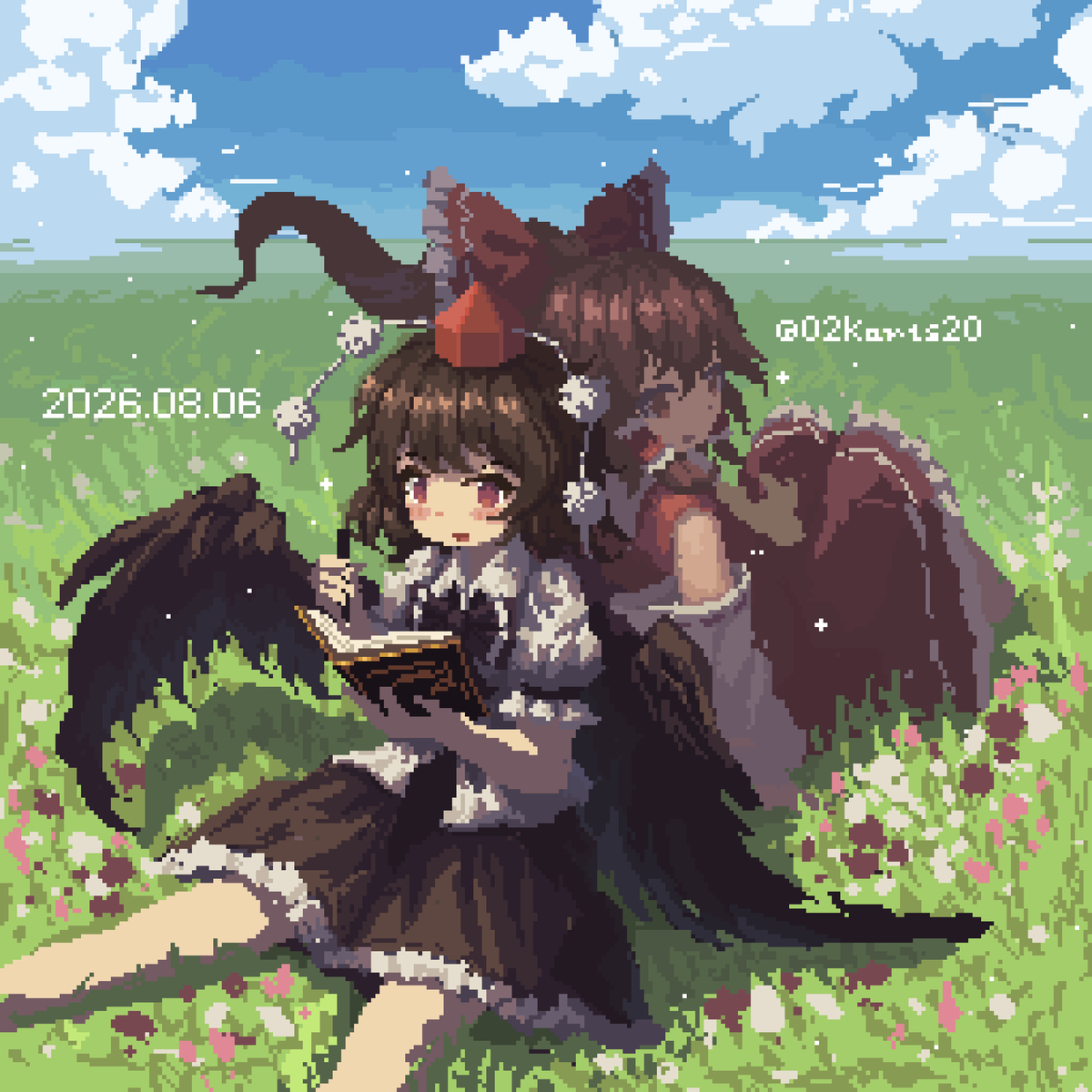 This is a pixiv picture whose title is 友.