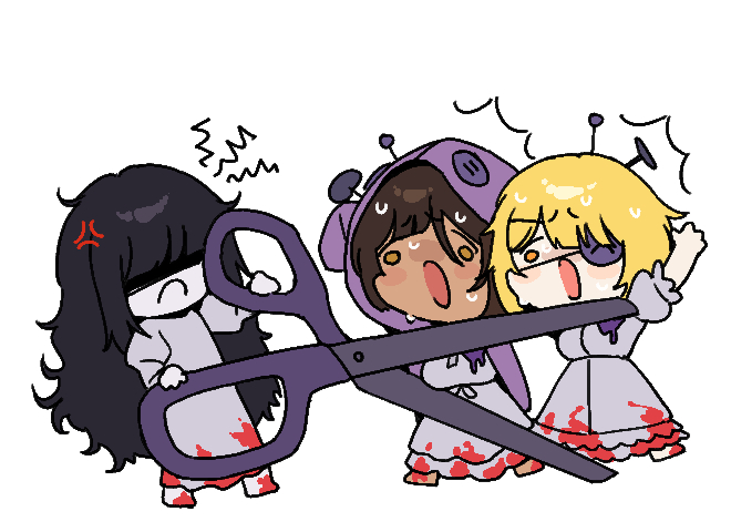 This is a pixiv picture whose title is 💢💢💢.