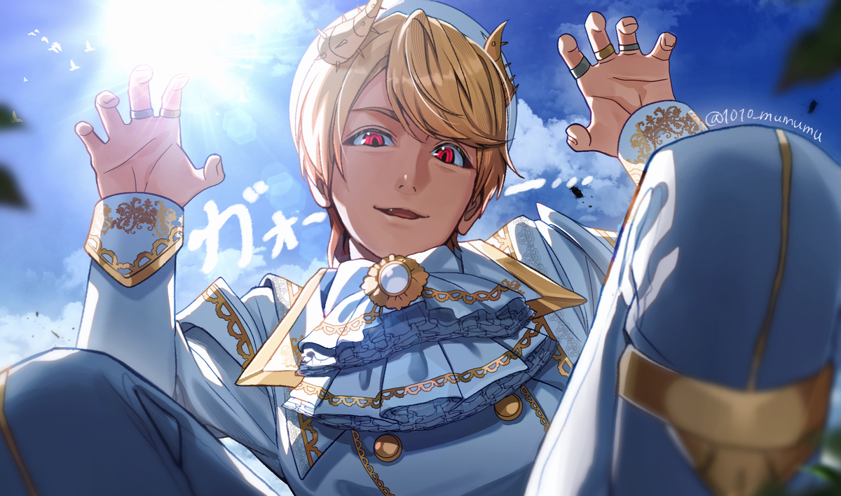 This is a pixiv picture whose title is 絶炎角さんらくがき.