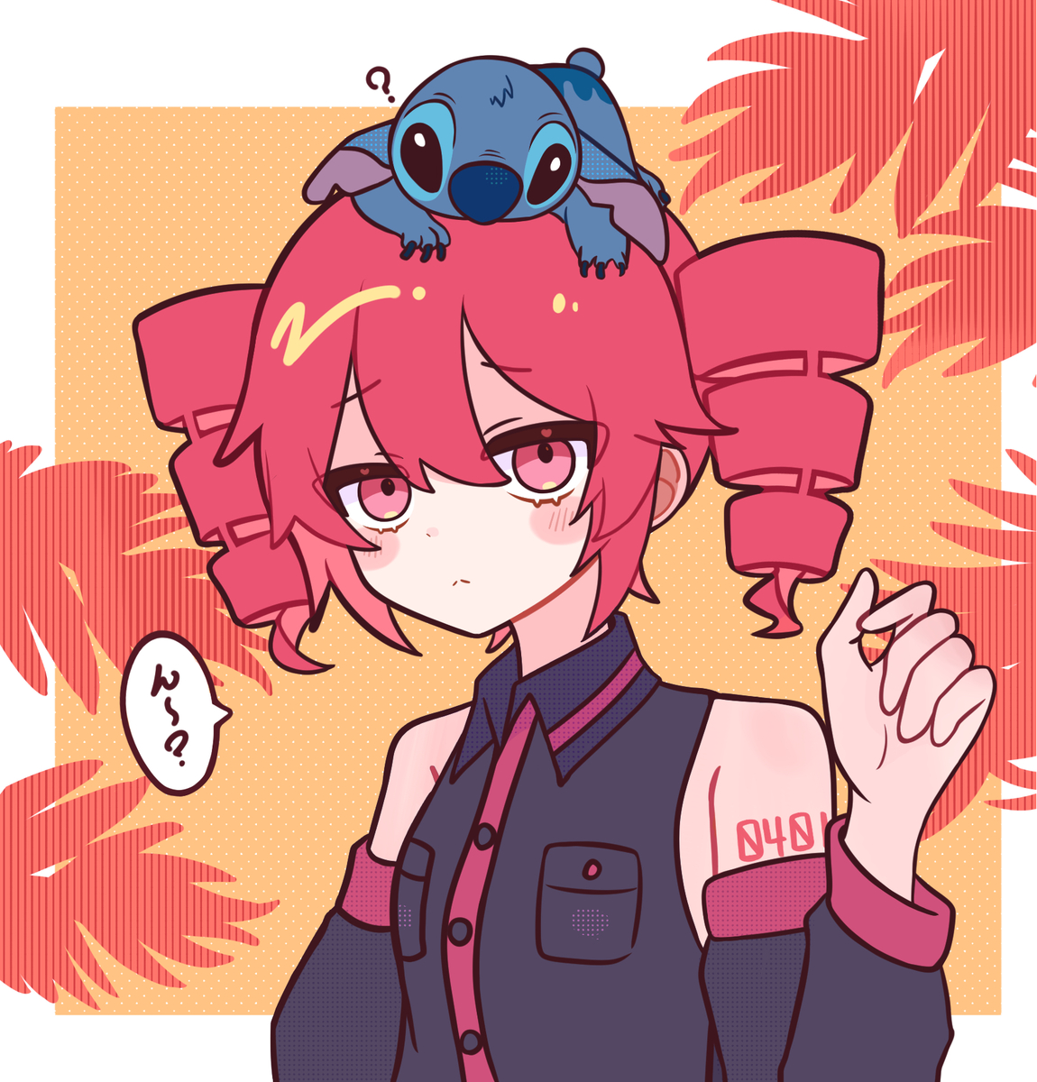 This is a pixiv picture whose title is スティッチ.
