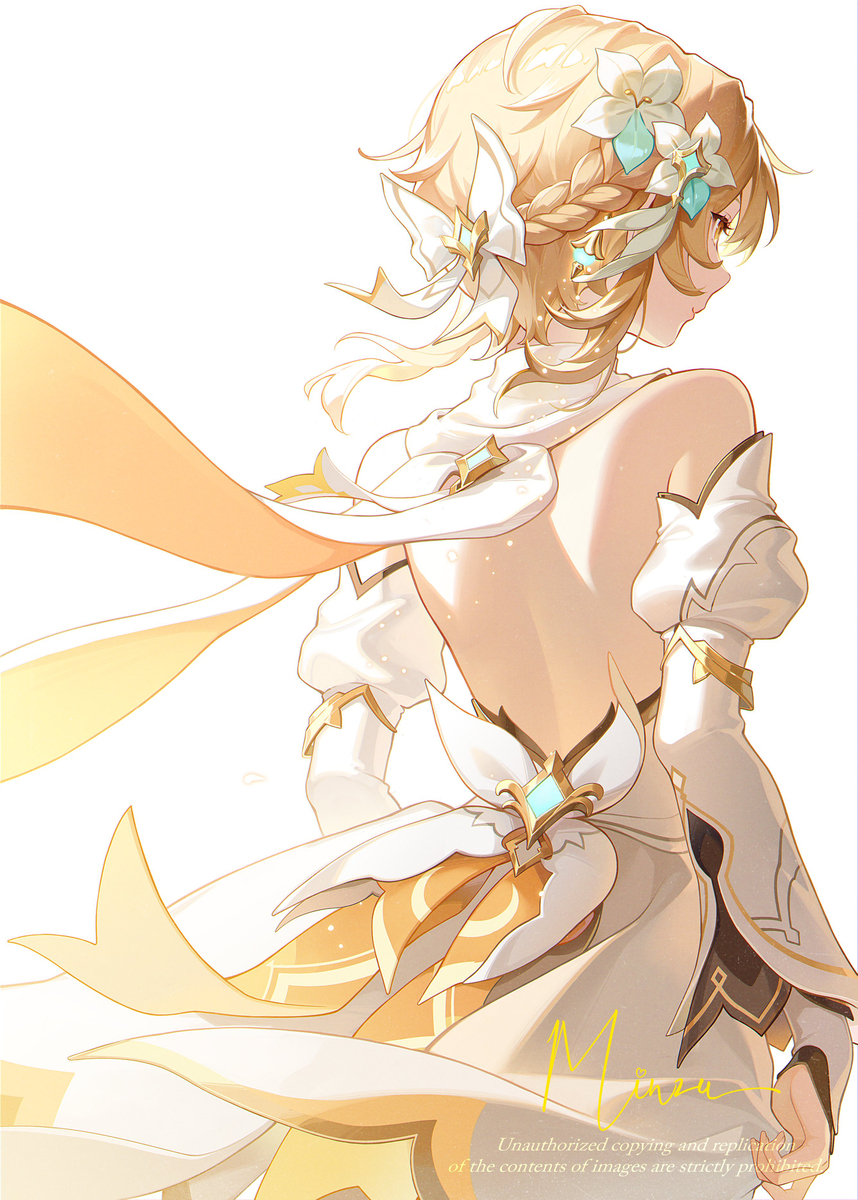 This is a pixiv picture whose title is Lumine.