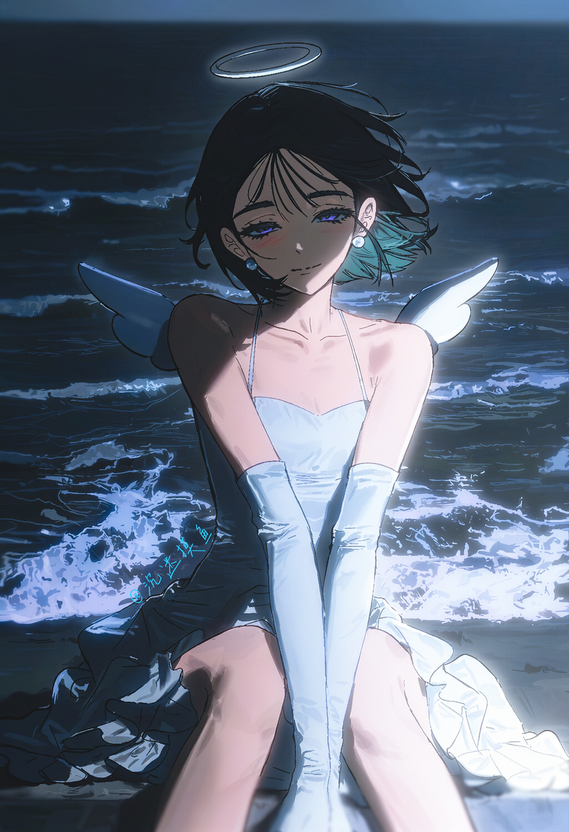 This is a pixiv picture whose title is ✝天使sua✝.