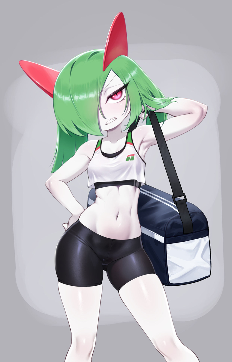 This is a pixiv picture whose title is gym.