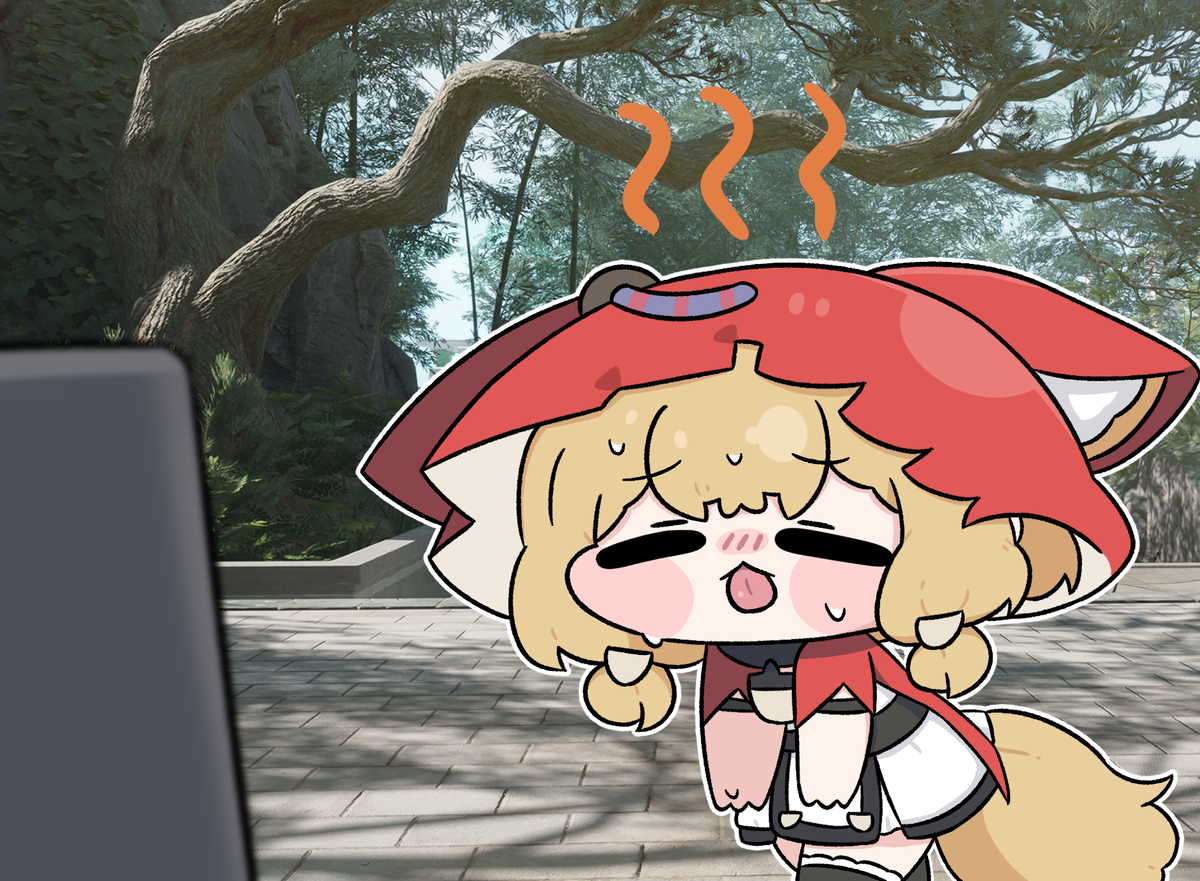 This is a pixiv picture whose title is 더위사냥.