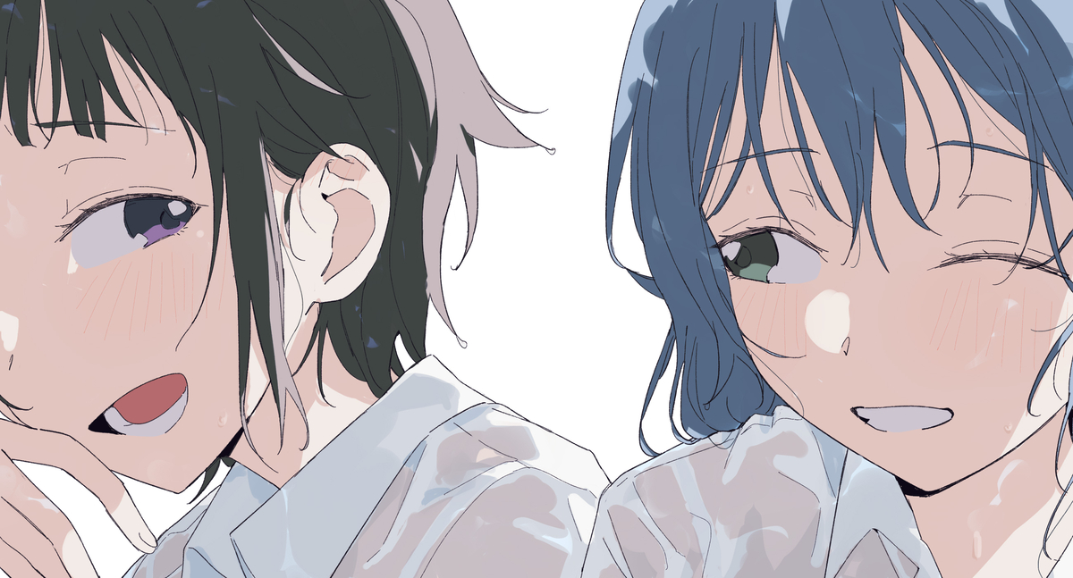This is a pixiv picture whose title is 💦.
