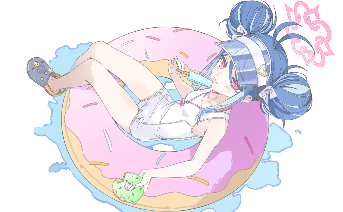 This is a pixiv picture whose title is 最近的一堆泳装摸鱼！.