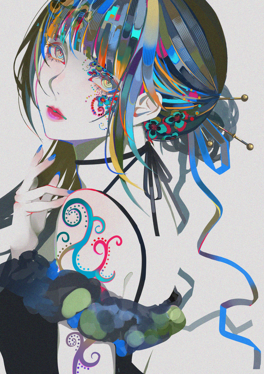 This is a pixiv picture whose title is 無題.