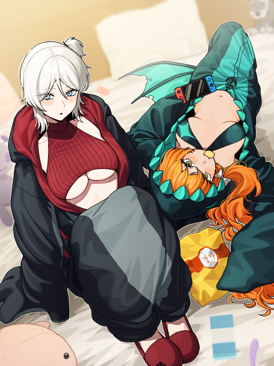 This is a pixiv picture whose title is 🌃.