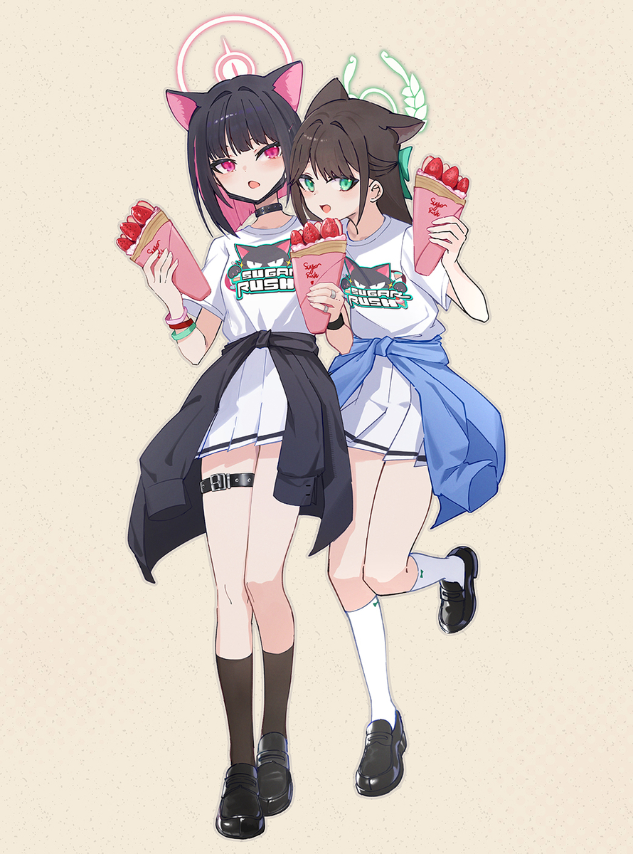 This is a pixiv picture whose title is 🐈‍⬛🖤❤️.