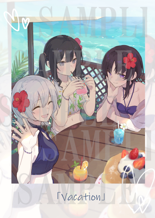This is a pixiv picture whose title is 異ノ祭・新刊サンプル（表紙やお品書きは８月下旬頃に投稿予定）.