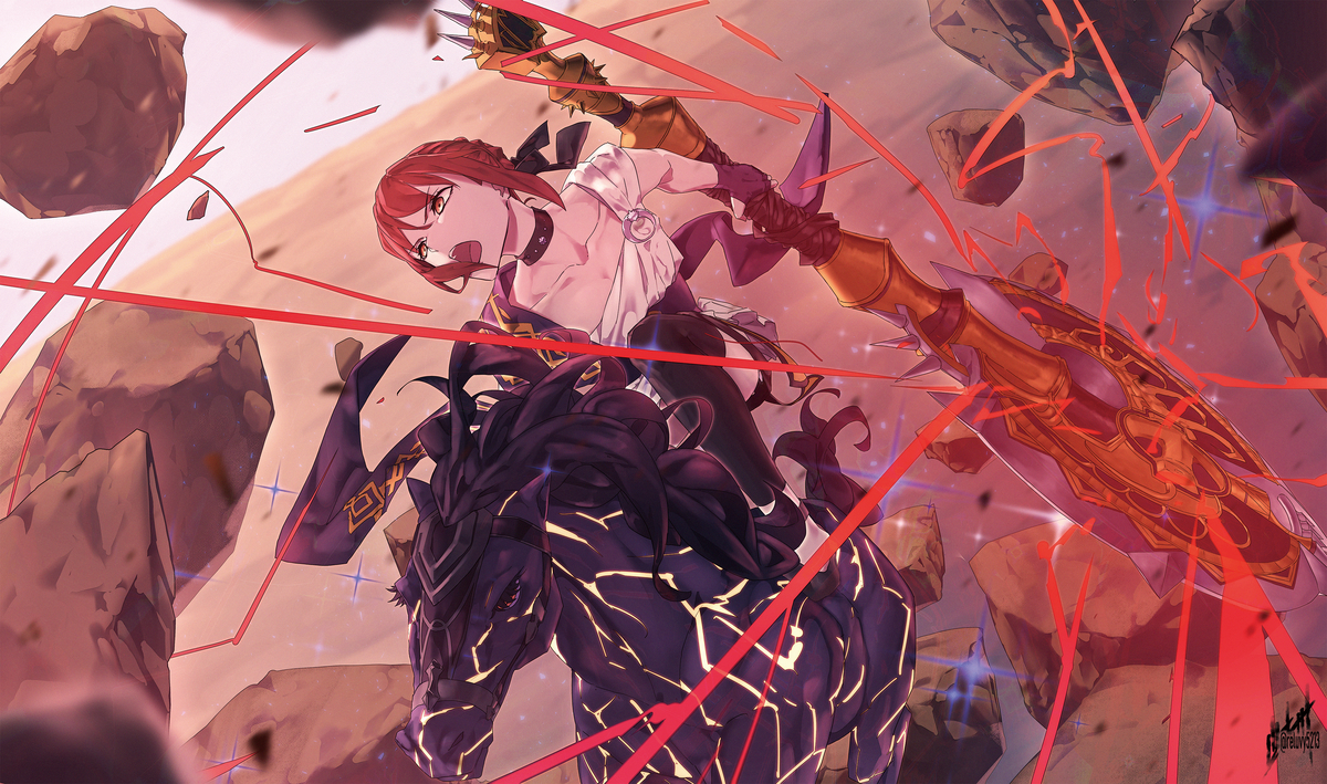 This is a pixiv picture whose title is 傲慢覆す怒り.