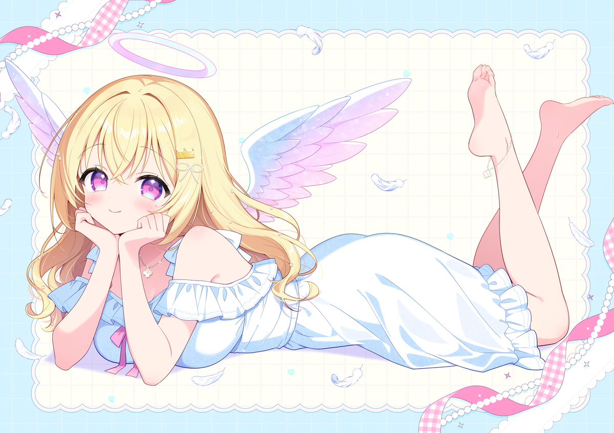 This is a pixiv picture whose title is 👑🪽.