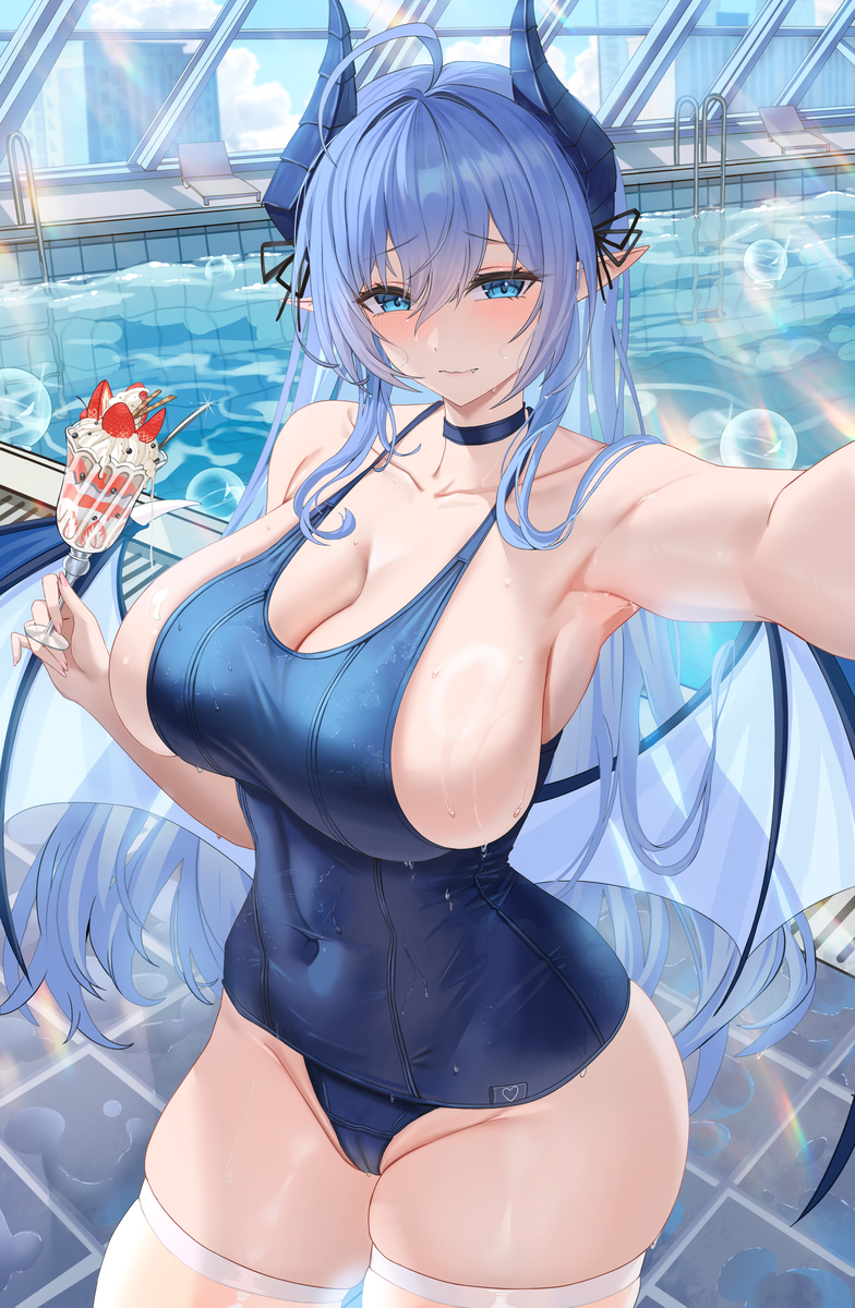 This is a pixiv picture whose title is 稿件.