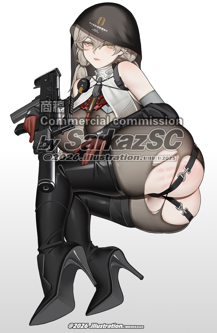 This is a pixiv picture whose title is OTS-14 黑闪电制品.