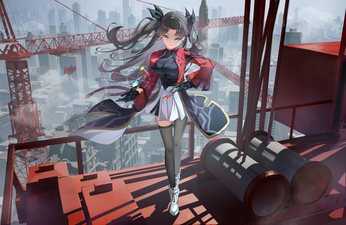 This is a pixiv picture whose title is 萌新画画凛宝喵.