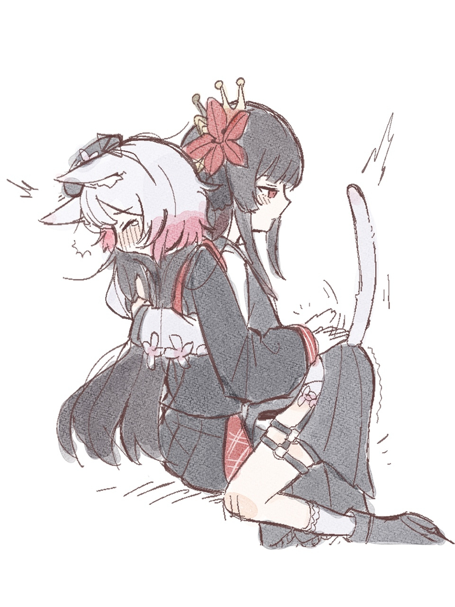 This is a pixiv picture whose title is 猫エマヒロ.