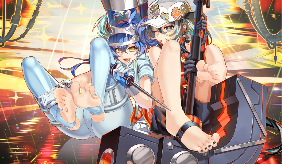 This is a pixiv picture whose title is 牌垫.