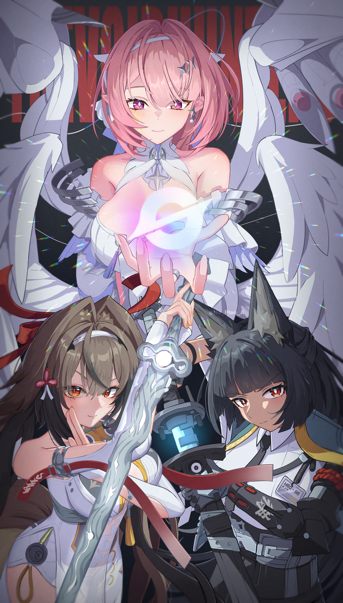 This is a pixiv picture whose title is 虚狩りし者.