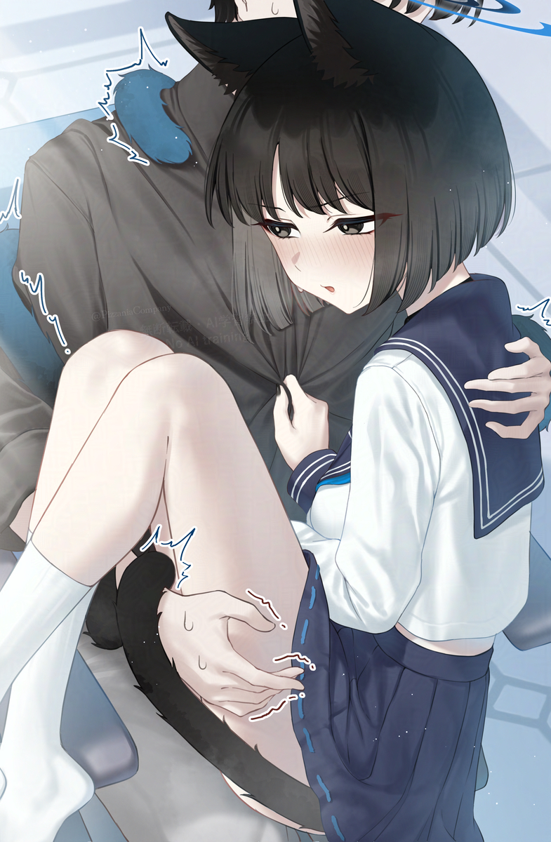 This is a pixiv picture whose title is 今日一日はここが私の席だから。.
