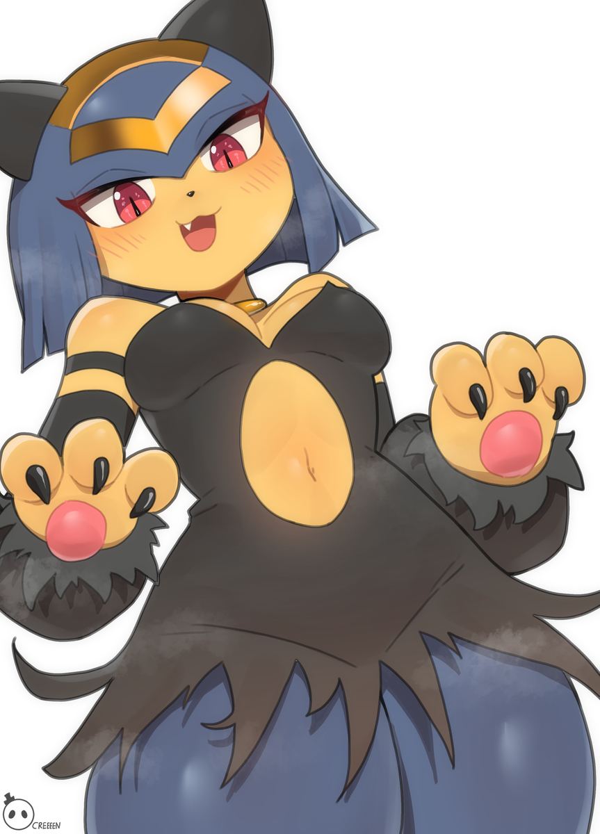 This is a pixiv picture whose title is 세크메트 (Sekhmet).