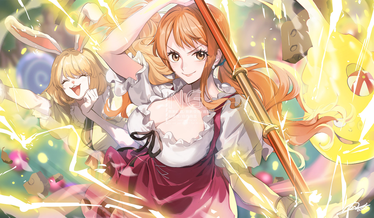 This is a pixiv picture whose title is ナミさん.