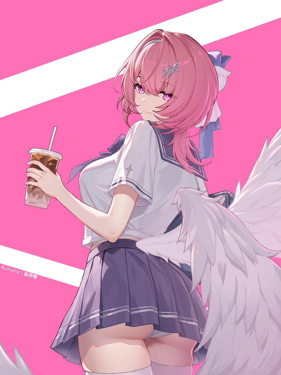 This is a pixiv picture whose title is 蕾米埃尔学姐.