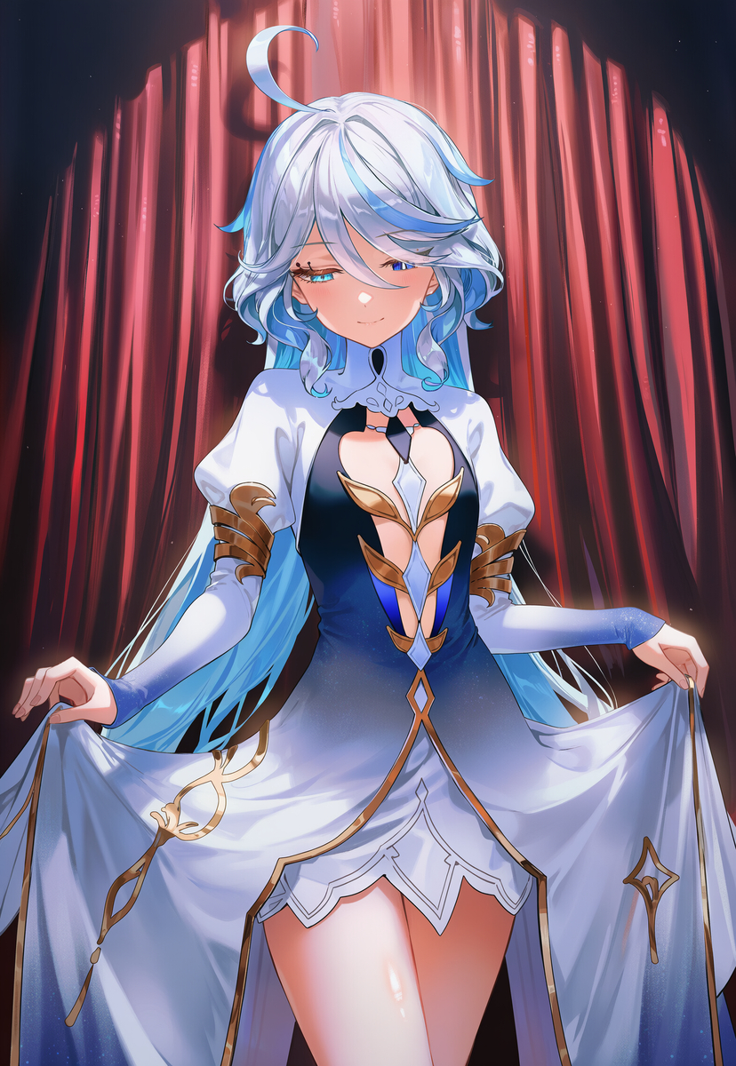 This is a pixiv picture whose title is 謝幕.