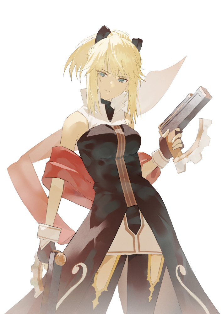 This is a pixiv picture whose title is 魔弾のリグレット.