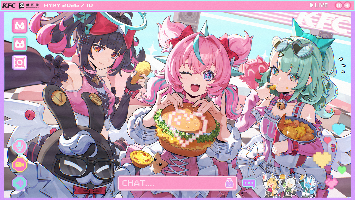 This is a pixiv picture whose title is 绝区零肯德基联动.