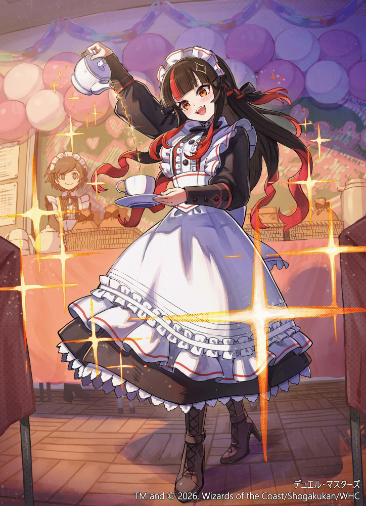 This is a pixiv picture whose title is 【お仕事】デュエル・マスターズ《伍代ドーラ＜楽勝じゃ！＞》.