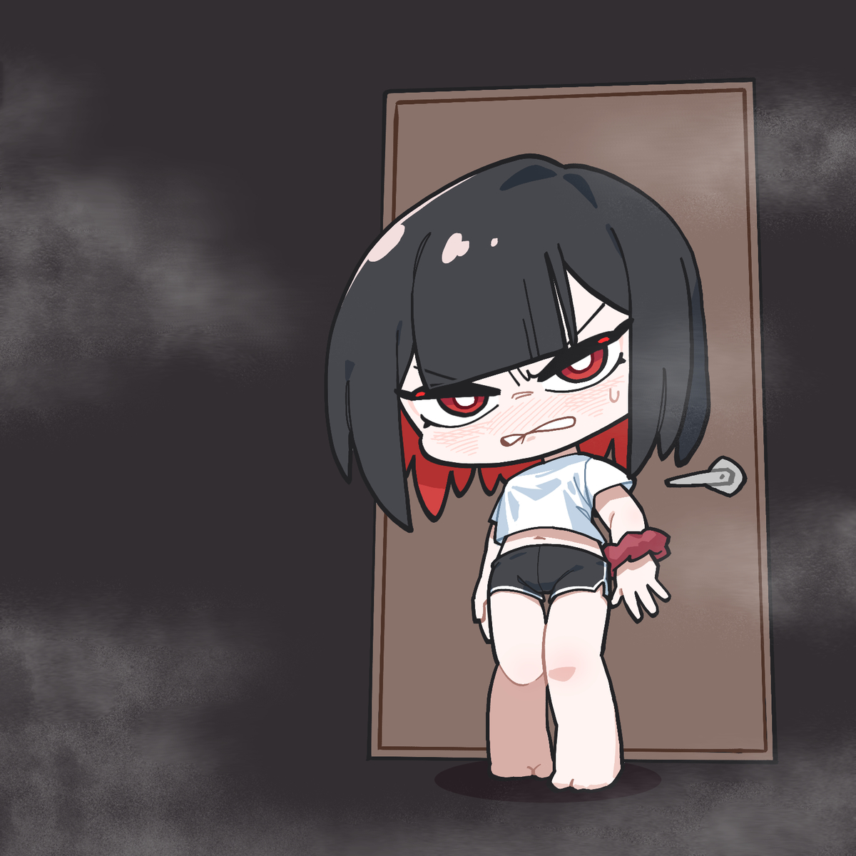 This is a pixiv picture whose title is 마를렌 음란도 100% 씬.