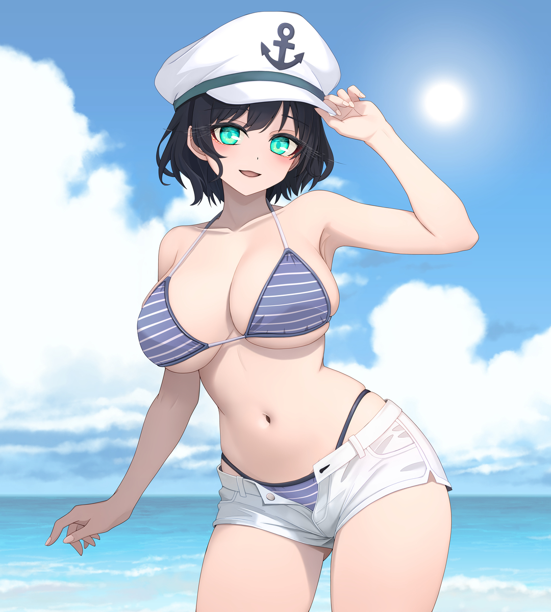 This is a pixiv picture whose title is 夏の村紗水蜜.
