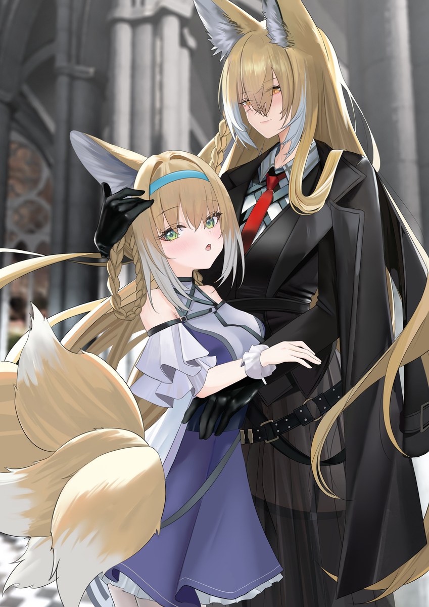 This is a pixiv picture whose title is day 59&60 スズラン&ウルピスフォリア.