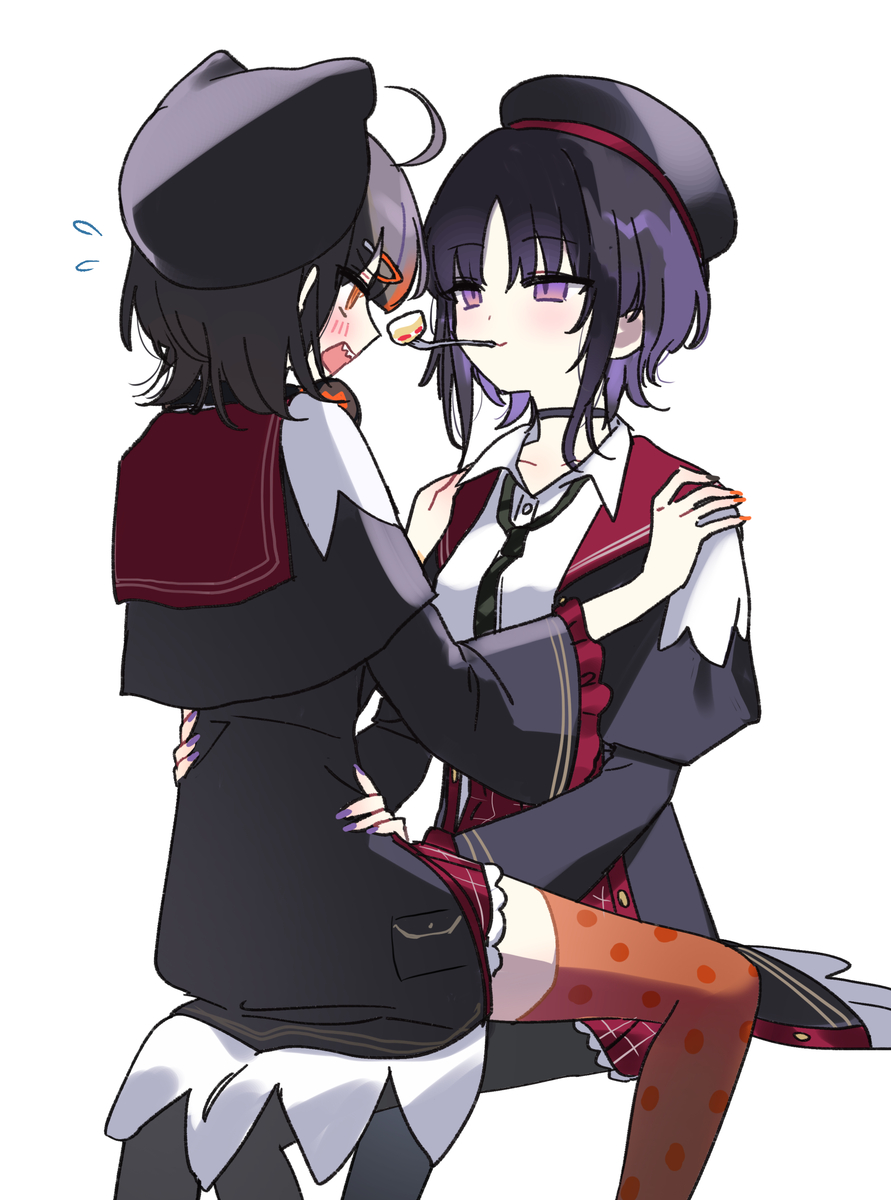 This is a pixiv picture whose title is 🍰.