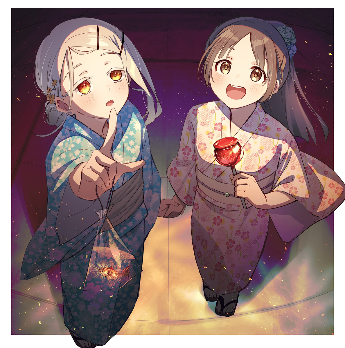 This is a pixiv picture whose title is 花火ゆめぱしー🎆.