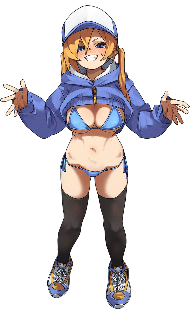This is a pixiv picture whose title is 水着タッちゃん.