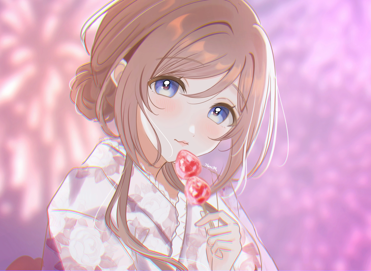 This is a pixiv picture whose title is 🍓.