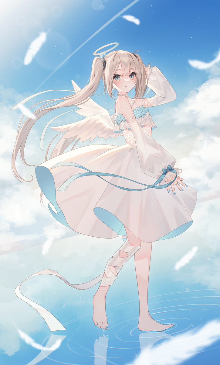 This is a pixiv picture whose title is Angel's Rest.
