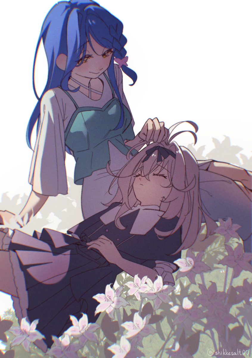 This is a pixiv picture whose title is 帆羽くれあさん生誕祭🦋.
