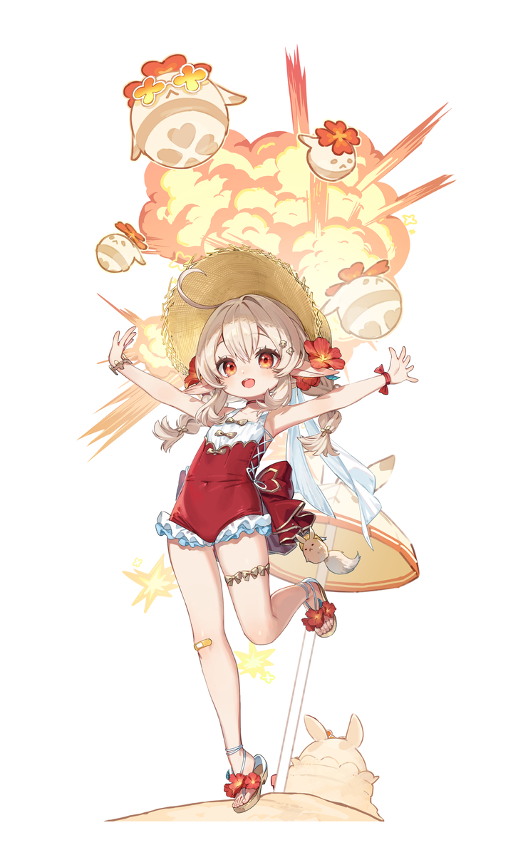 This is a pixiv picture whose title is 水着クレー.