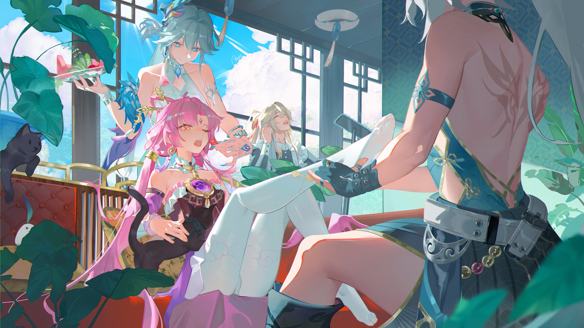 This is a pixiv picture whose title is 太卜的幻想时间~.