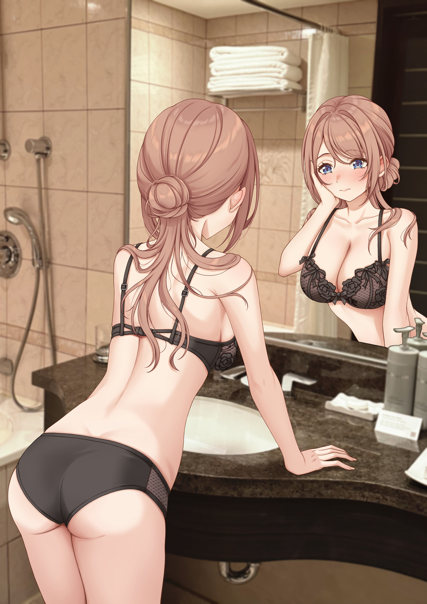 This is a pixiv picture whose title is ｢大胆すぎるかな…？｣.