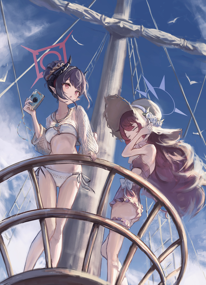 This is a pixiv picture whose title is チアキとイロハ.