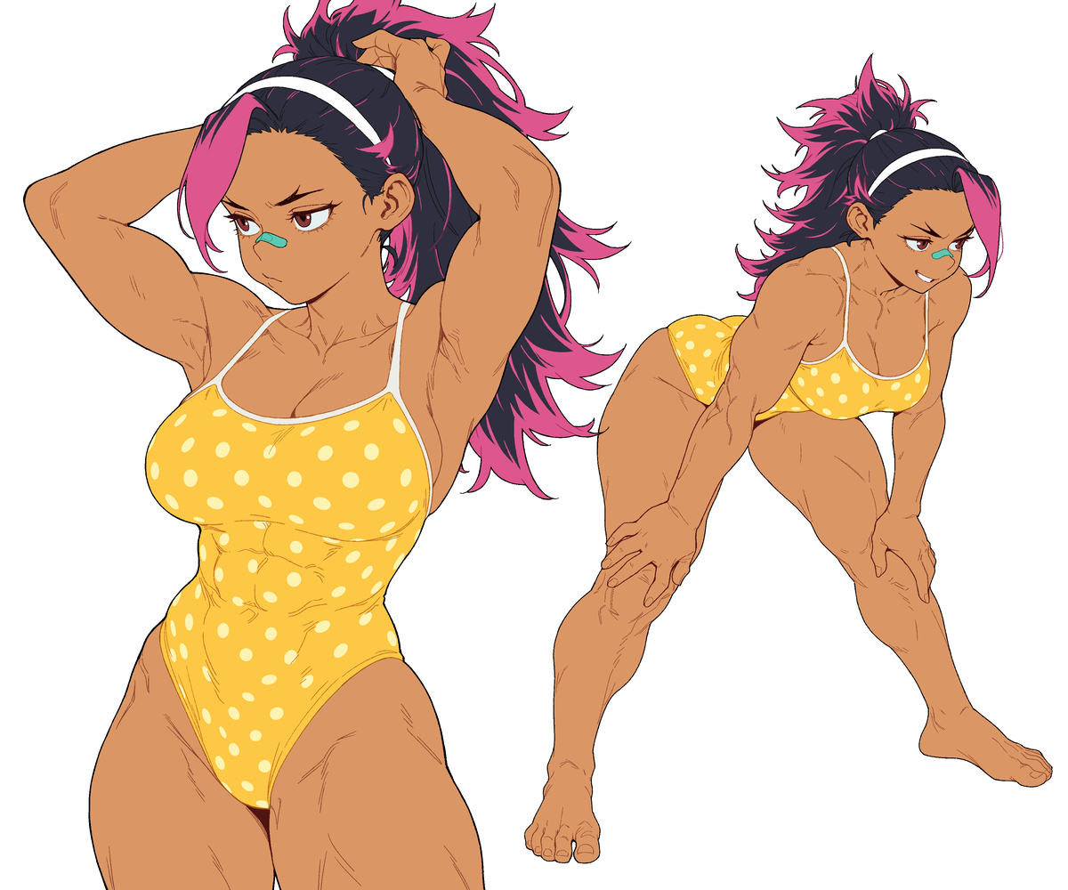 This is a pixiv picture whose title is 亚思敏（2p.