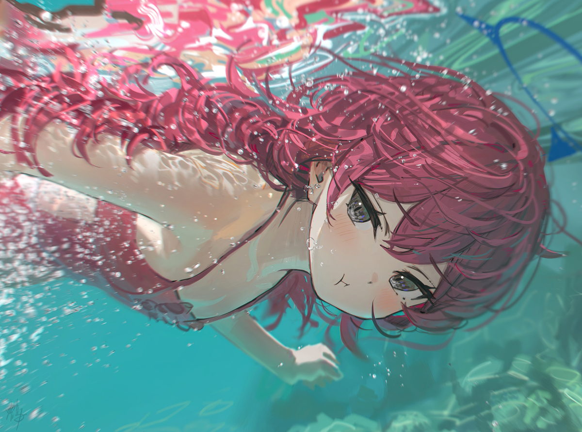 This is a pixiv picture whose title is イロハ.