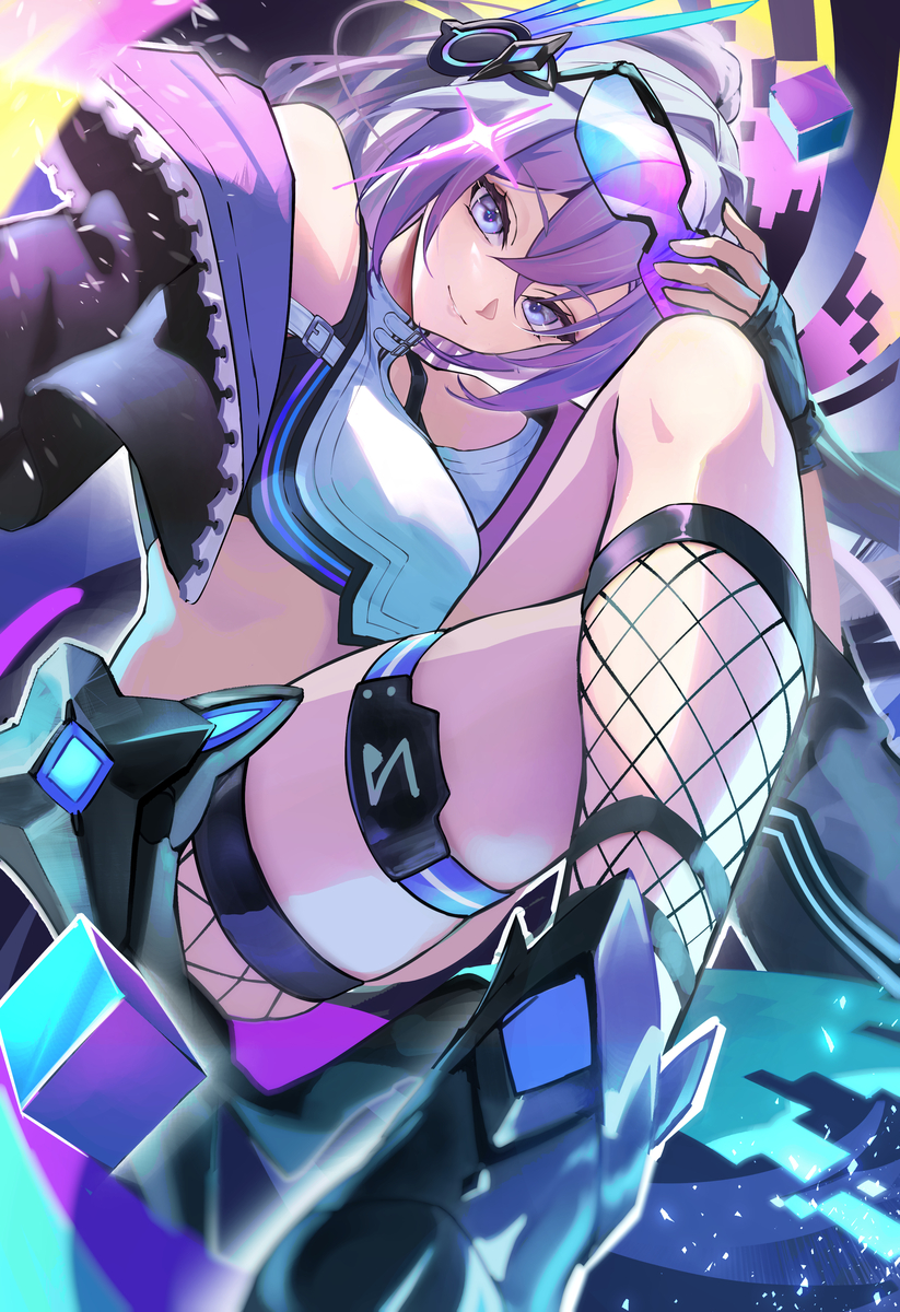 This is a pixiv picture whose title is 銀狼lv999.