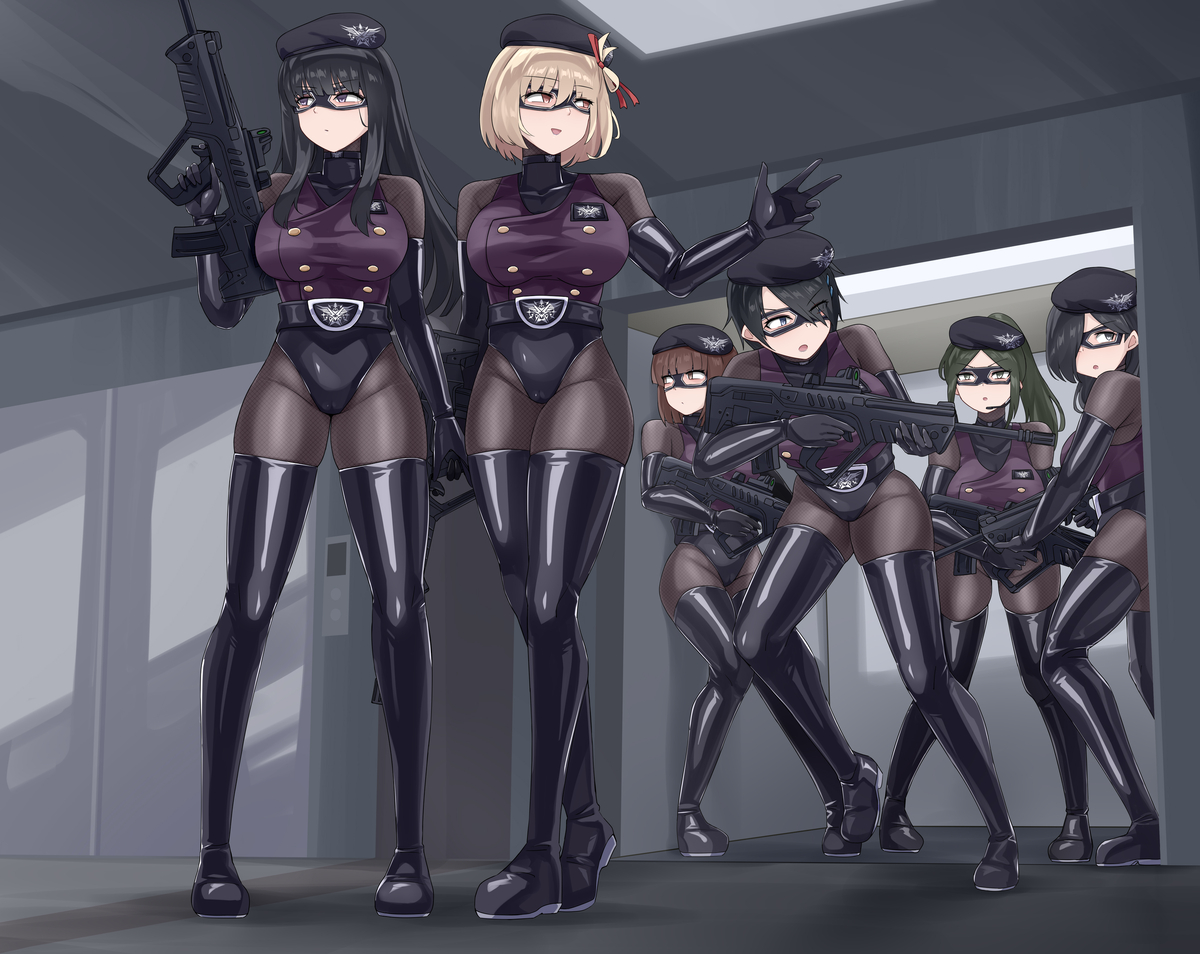 This is a pixiv picture whose title is リクエスト絵 リコリス×秘密結社holoX.