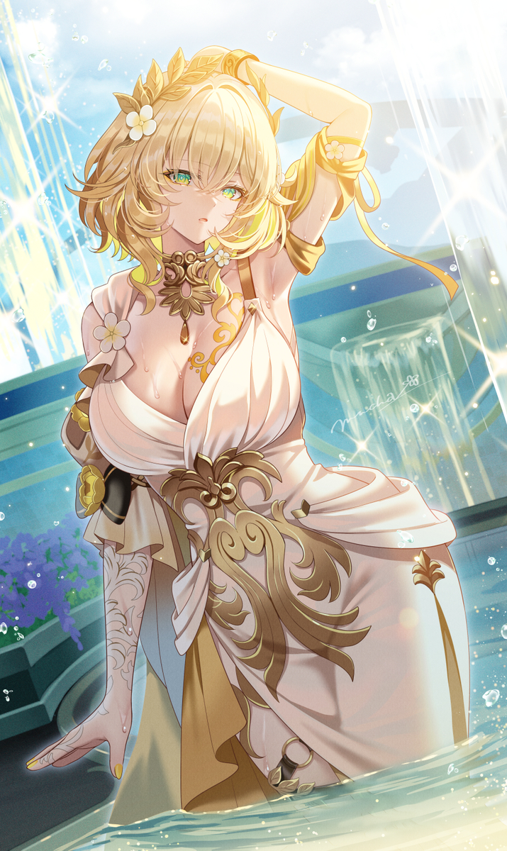 This is a pixiv picture whose title is アグライア.