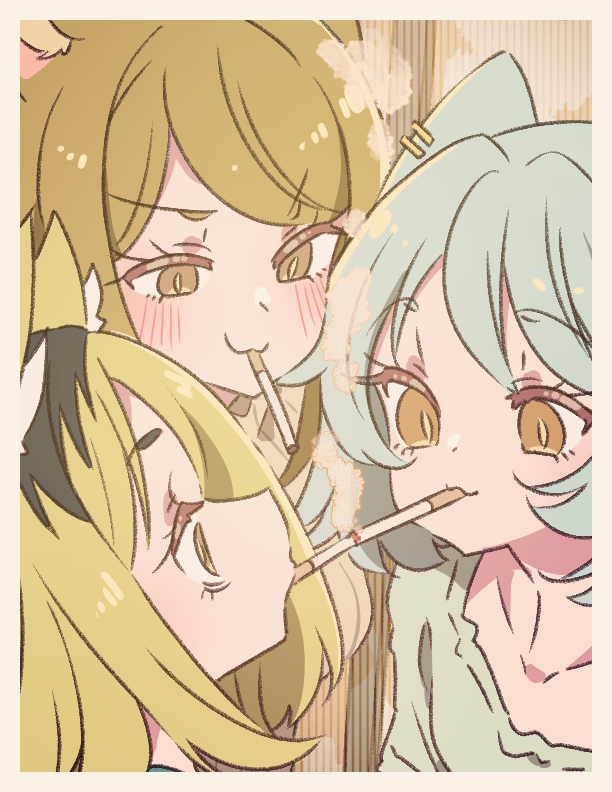 This is a pixiv picture whose title is ヤニキス.