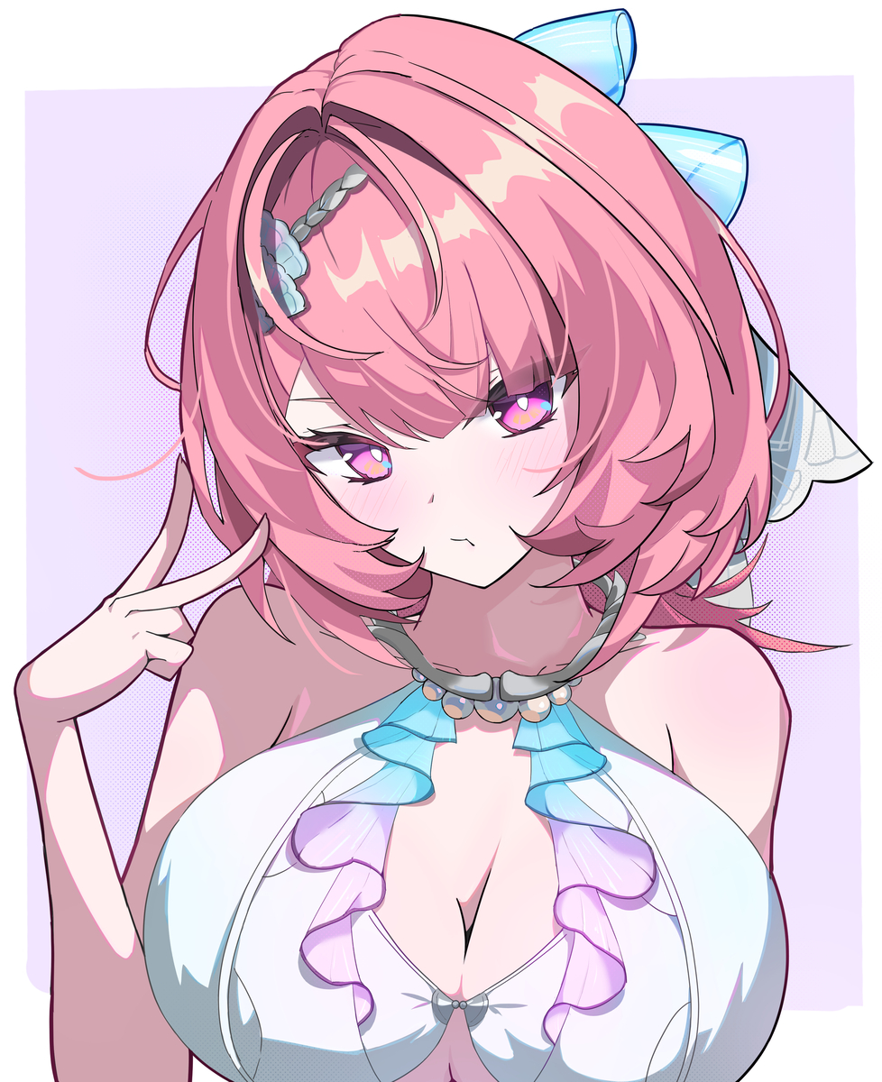 This is a pixiv picture whose title is 水着レミエール・ダン.